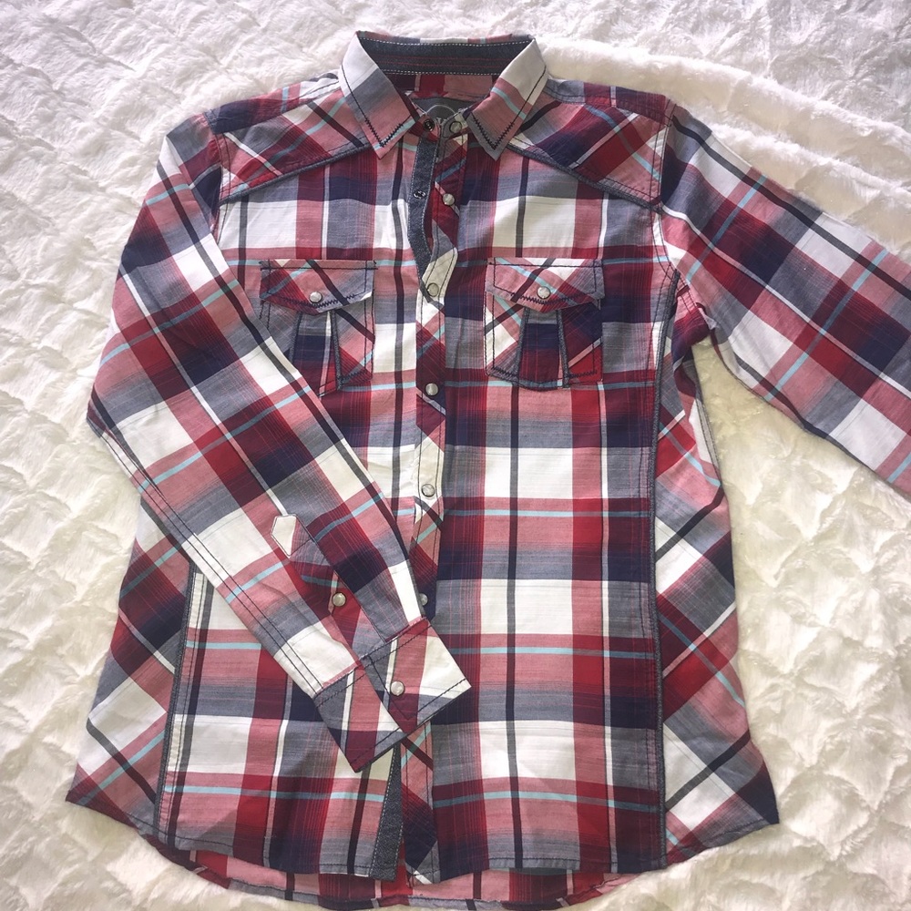 Buckle Checkered Shirt